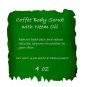 Coffee Body Butter Scrub with NEEM Oil 4 oz