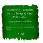 Mustard-Tumeric Scrub Face & Body Treatment 4 oz