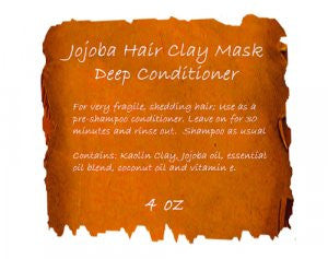 Jojoba Hair Clay Mask 4 oz