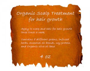 Organic Scalp Treatment for Hair Growth 4oz